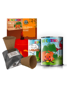 Kit Huerto Infantil Calabaza en Lata