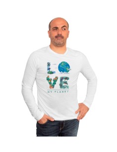 Camisetas LOVE Hombre Manga Larga