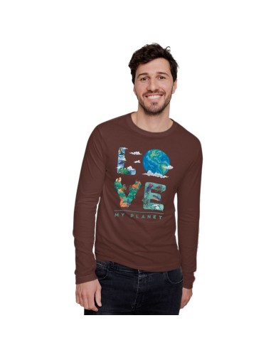 Camisetas LOVE Hombre Manga Larga