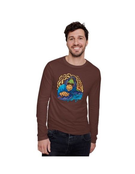 Camisetas Hombre Manga Larga