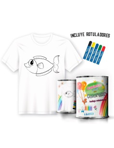 Camisetas de Pintar Infantil