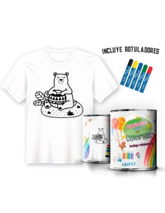 Camisetas de Pintar Infantil