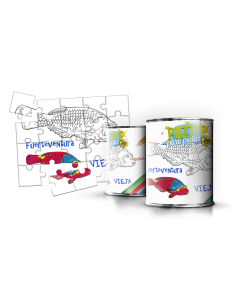 Puzzle de Pintar Infantil en Lata
