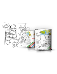 Puzzle de Pintar Infantil en Lata