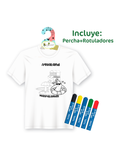 Camiseta de Pintar en Percha