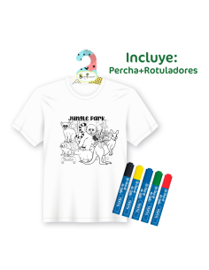 Camiseta de Pintar en Percha