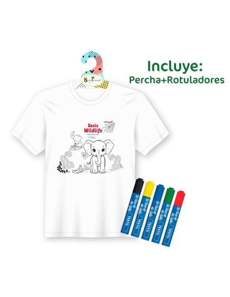 Camiseta de Pintar en Percha