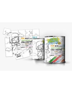 Puzzle de Pintar Infantil en Lata