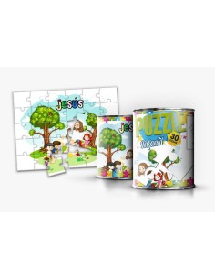 Puzzle Infantil en Lata