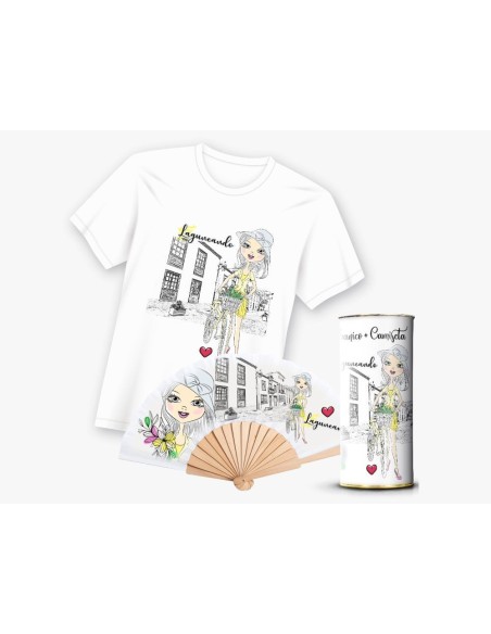 Camiseta & Abanico en Lata