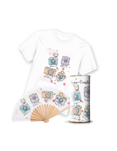Camiseta & Abanico en Lata