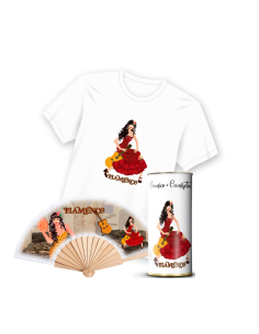 Camiseta & Abanico en Lata