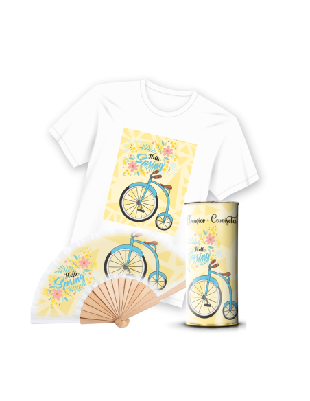 Camiseta & Abanico en Lata
