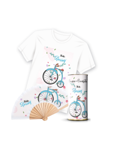 Camiseta & Abanico en Lata