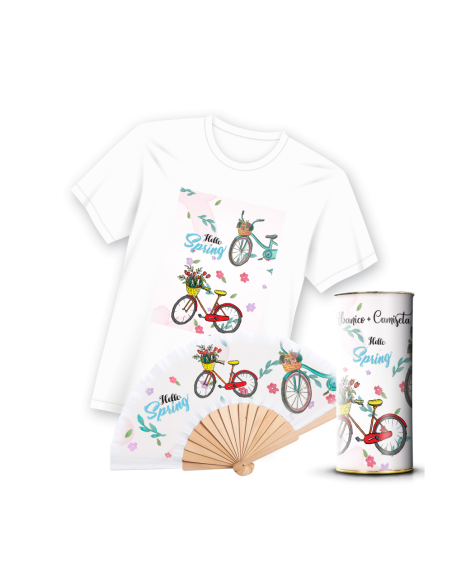 Camiseta & Abanico en Lata