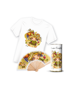 Camiseta & Abanico en Lata