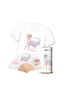 Camiseta & Abanico en Lata