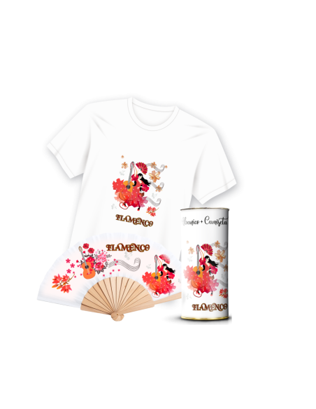 Camiseta & Abanico en Lata