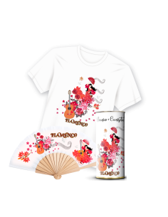 Camiseta & Abanico en Lata