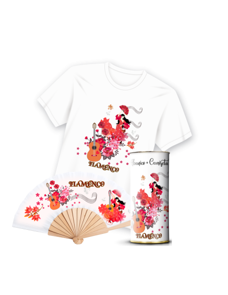 Camiseta & Abanico en Lata