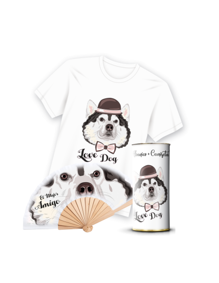 Camiseta & Abanico en Lata