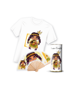 Camiseta & Abanico en Lata
