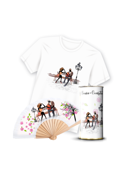 Camiseta & Abanico en Lata