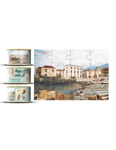 Postal Puzzle Vintage en Lata