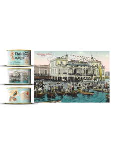 Postal Puzzle Vintage en Lata