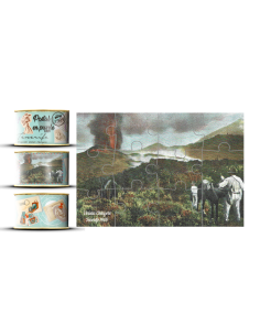 Postal Puzzle Vintage en Lata