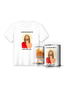 Camiseta Religiosa en Lata