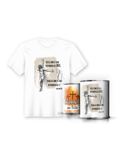 Camiseta Religiosa en Lata