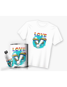 Camiseta LGTBI en lata