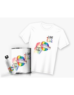 Camiseta LGTBI en lata