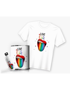 Camiseta LGTBI en lata