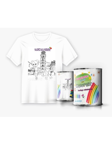 Camiseta Pintar Infantil