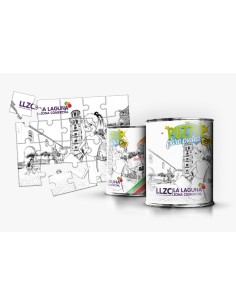 Puzzle de pintar en lata